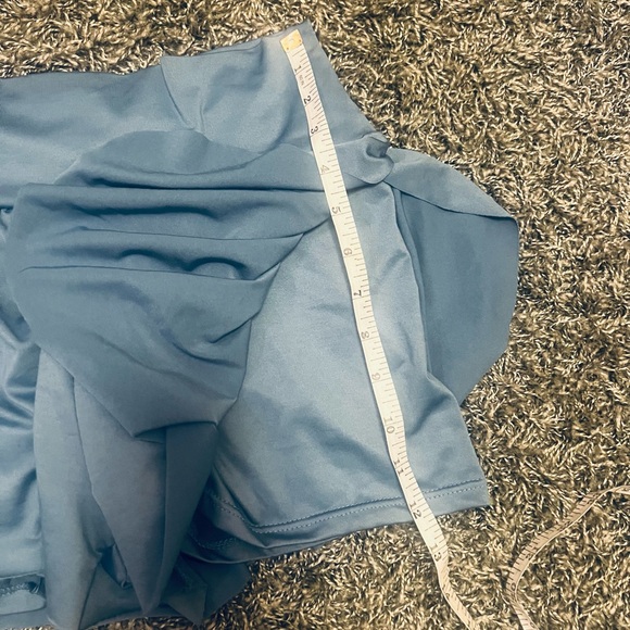 Sweet Hearts Blue Flowy Skort | Women’s Small High Waist Lounge| Dance | Tennis - Picture 7 of 10